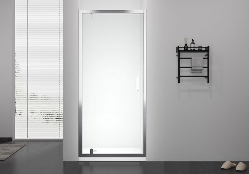 Porta doccia classica con cerniera diritta in vetro PV 306 da 6 mm, facile da pulire